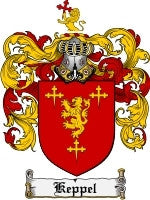 Keppel coat of arms family crest download