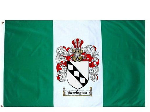 Kerrington family crest coat of arms flag