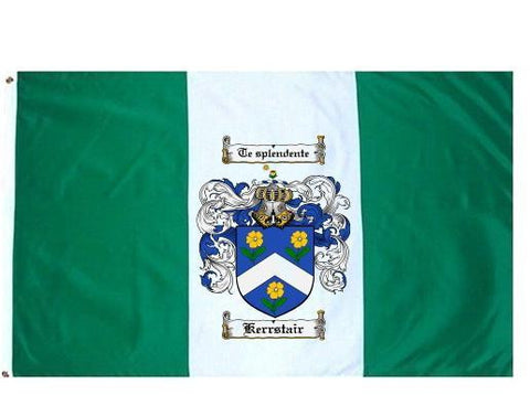 Kerrstair family crest coat of arms flag