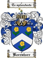 Kerrstarr coat of arms family crest download