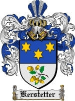 Kerstetter coat of arms family crest download