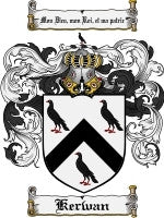 Kerwan coat of arms family crest download