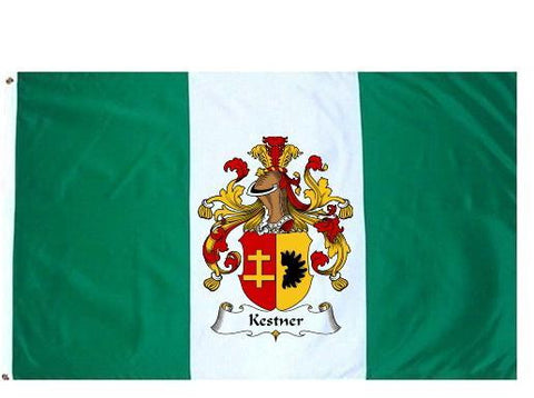 Kestner family crest coat of arms flag