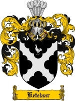 Ketelaar coat of arms family crest download