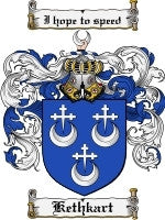 Kethkart coat of arms family crest download