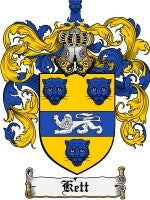 Kett coat of arms family crest download