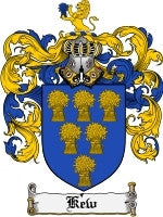 Kew coat of arms family crest download