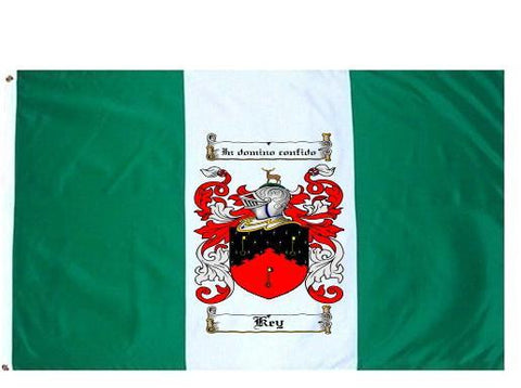 Key family crest coat of arms flag