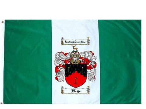 Keye family crest coat of arms flag