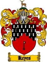 Keyes coat of arms family crest download