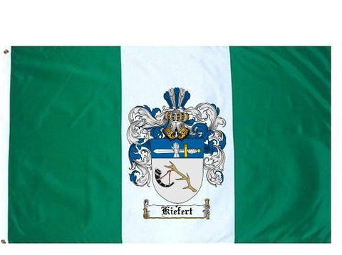 Kiefert family crest coat of arms flag