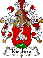 Kiesling coat of arms family crest download