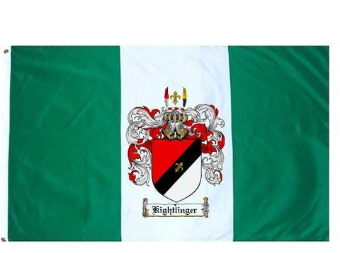 Kightlinger family crest coat of arms flag