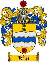 Kiker coat of arms family crest download