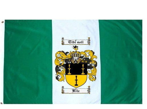 Kile family crest coat of arms flag