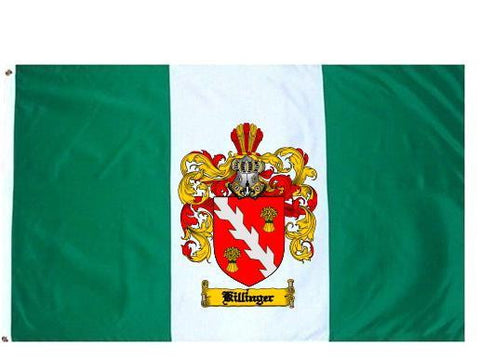 Killinger family crest coat of arms flag