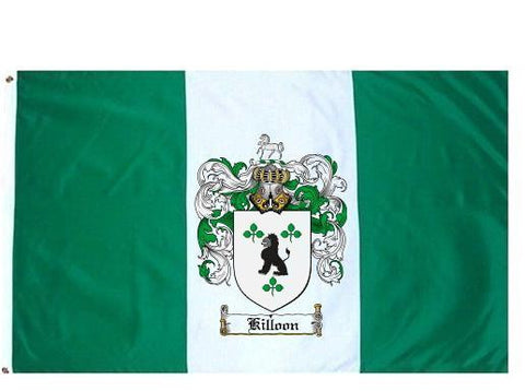 Killoon family crest coat of arms flag