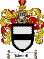 Kimbell coat of arms family crest download