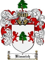 Kimmich coat of arms family crest download