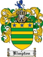Kimpton coat of arms family crest download