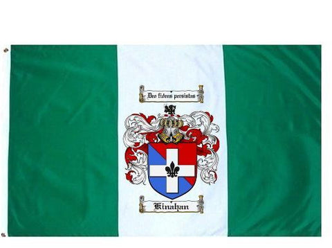 Kinahan family crest coat of arms flag