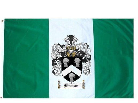 Kinavan family crest coat of arms flag