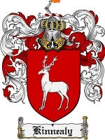 Kinnealy coat of arms family crest download