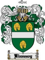 Kinneavy coat of arms family crest download