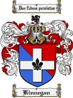Kinnegan coat of arms family crest download