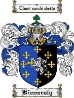 Kinnersly coat of arms family crest download
