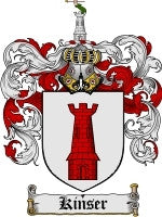 Kinser coat of arms family crest download