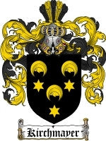 Kirchmayer coat of arms family crest download