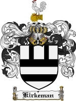 Kirkeman coat of arms family crest download