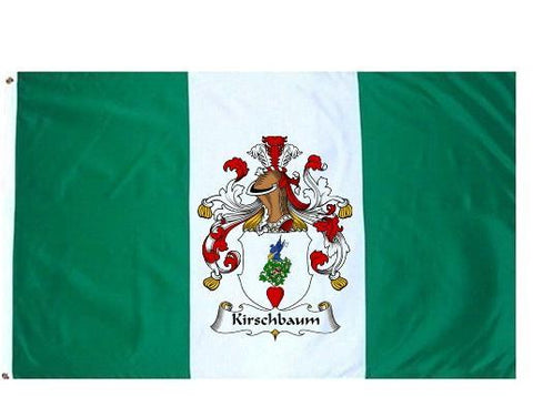 Kirschbaum family crest coat of arms flag
