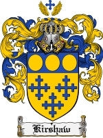 Kirshaw coat of arms family crest download