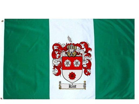 Kist family crest coat of arms flag