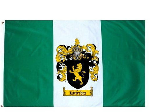 Kittredge family crest coat of arms flag