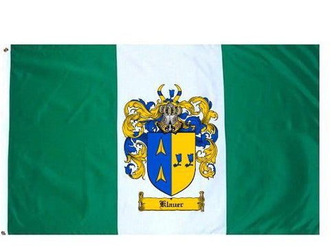 Klauer family crest coat of arms flag