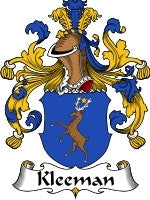 Kleeman coat of arms family crest download