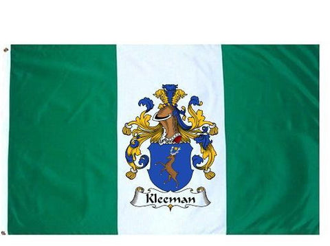 Kleeman family crest coat of arms flag