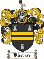 Kleevare coat of arms family crest download