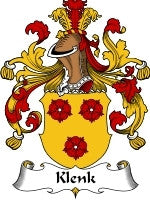 Klenk coat of arms family crest download