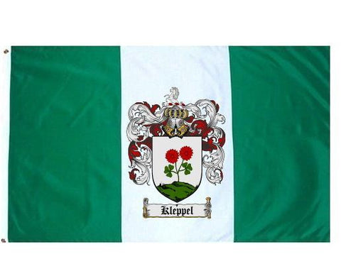 Kleppel family crest coat of arms flag