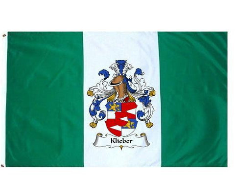 Klieber family crest coat of arms flag