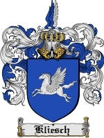 Kliesch coat of arms family crest download