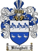 Klingbeil coat of arms family crest download