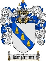 Klingerman coat of arms family crest download