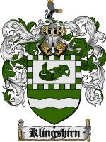 Klingshirn coat of arms family crest download