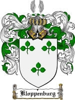 Kloppenburg coat of arms family crest download