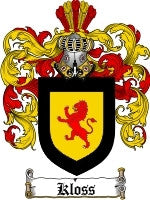 Kloss coat of arms family crest download